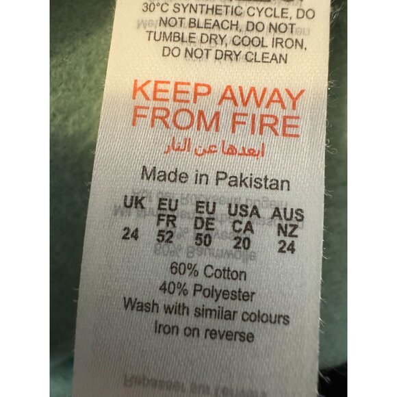 2/$30 NWT PrettyLittleThing Plus Size 20 Sage Green Pocket Sweat Shorts - Picture 11 of 14